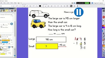 Year 3 - Subtract Lengths