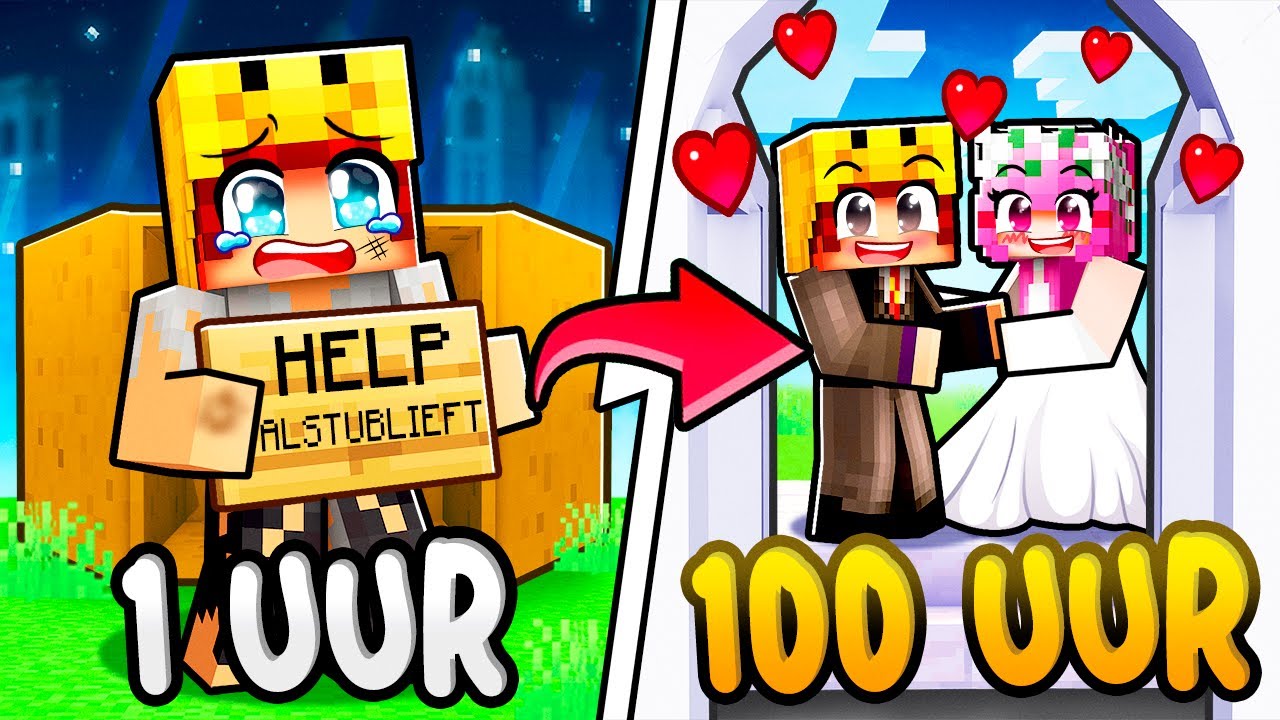 100 UUR Overleven In Minecraft!
