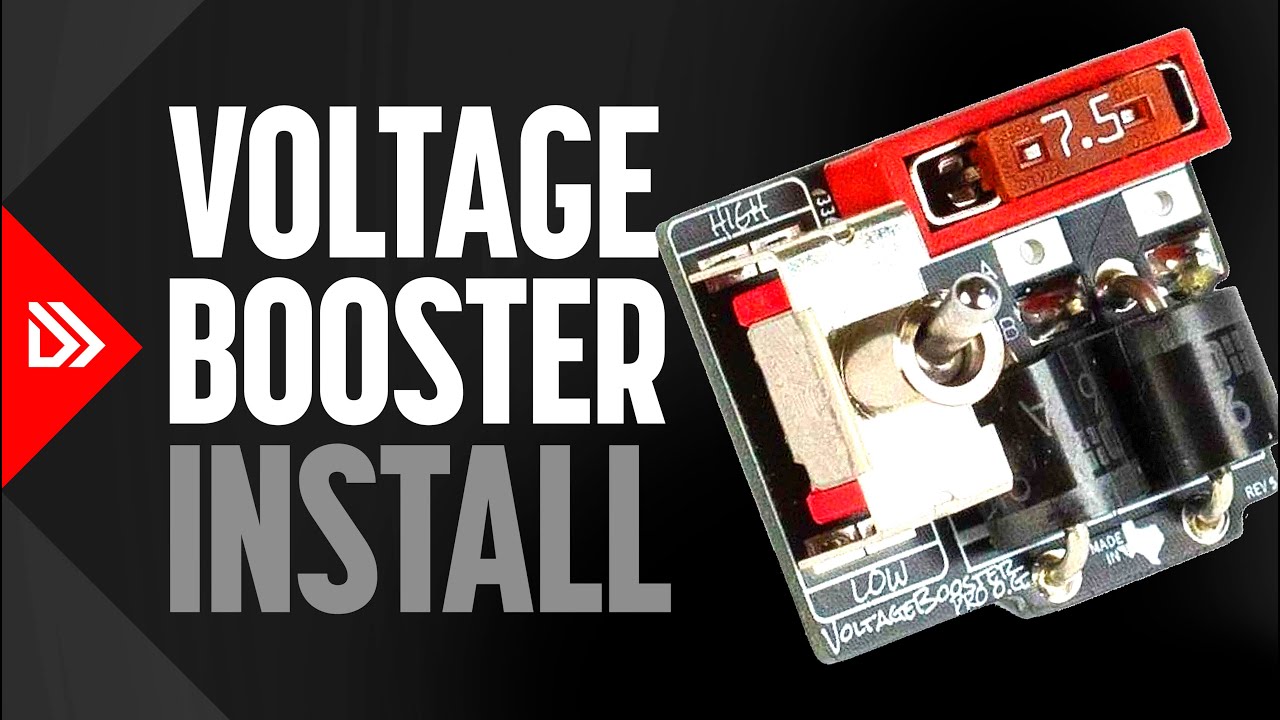 Your AGM Battery Needs More Voltage Voltage Booster Pro DIY