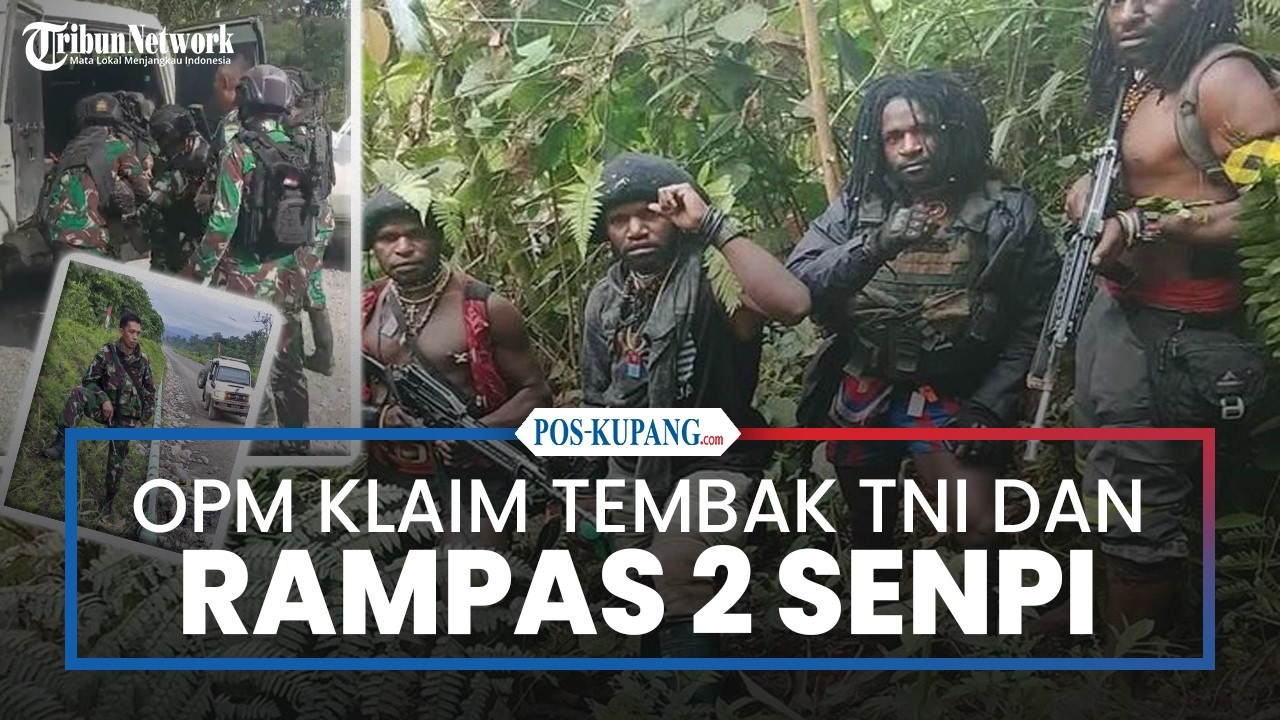 OPM Jeki Murib Klaim Tembak Mati Anggota TNI dan Rampas 2 Senjata Api di Mimika