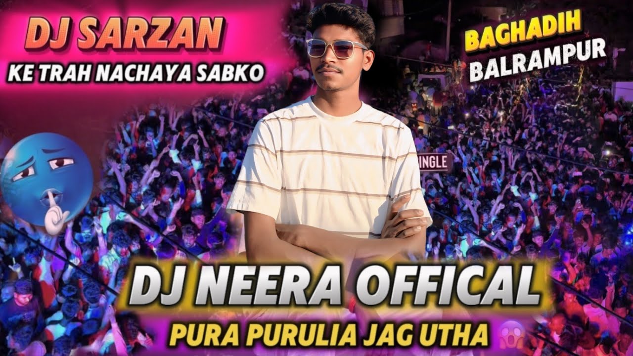 Big Road show 🥵+ lazer show📢 Balrampur by DJ neera official 2025 || Neera official || 
