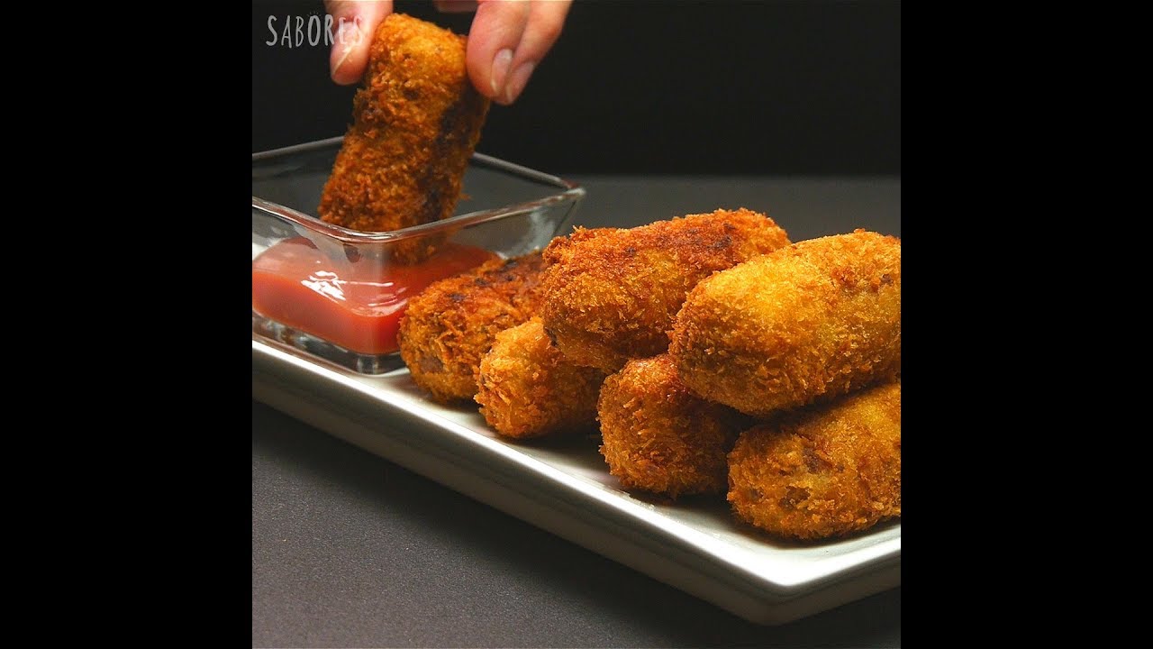 Croquetas de pizza YouTube