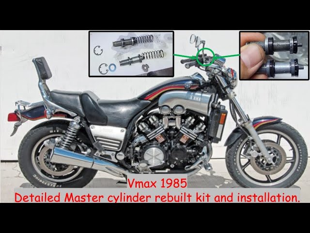 I Rebuilt the Master Cylinder on My 1985 Yamaha VMax - YouTube