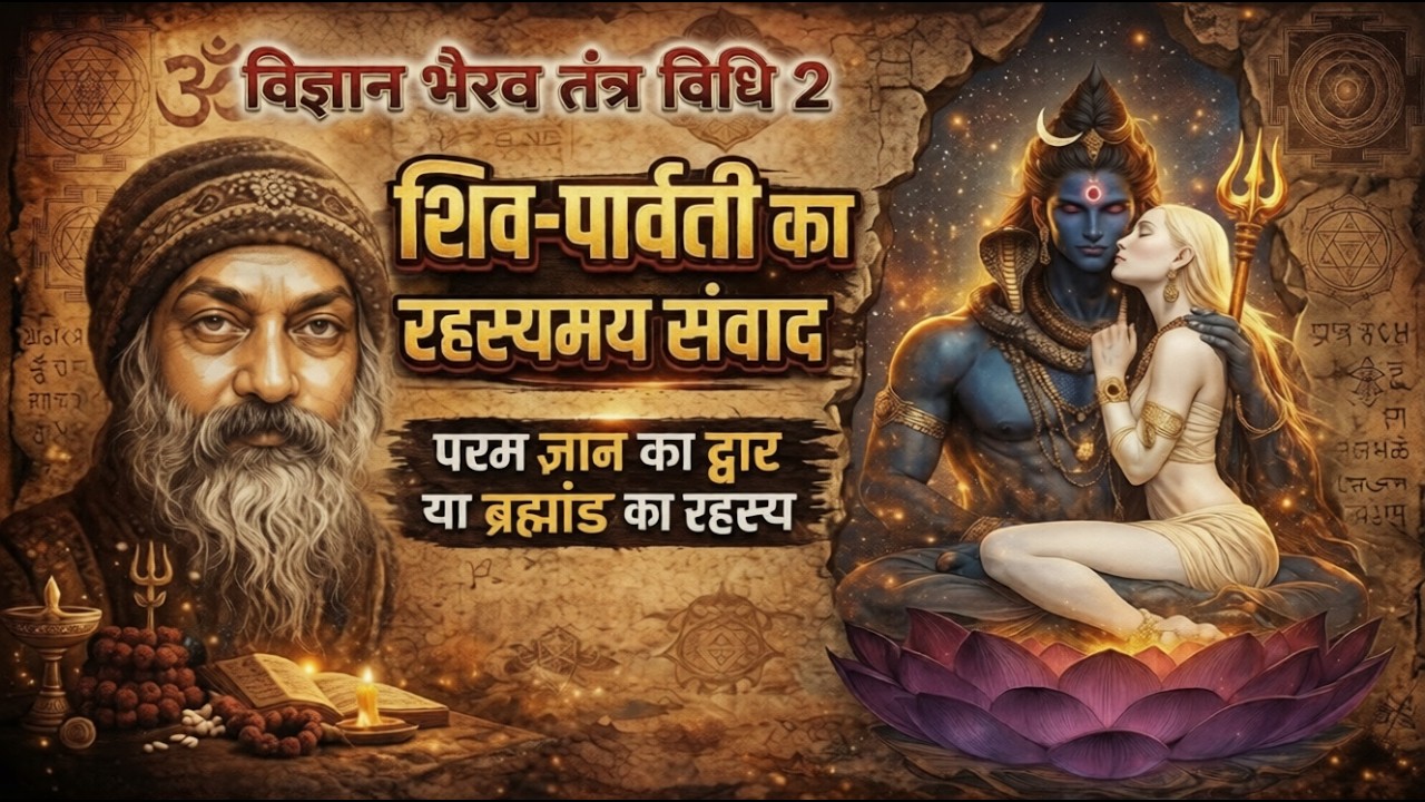 विज्ञान भैरव तंत्र विधि - 2 | श्वास का रहस्य जो ध्यान जगा देता है | Osho Hindi Meditation