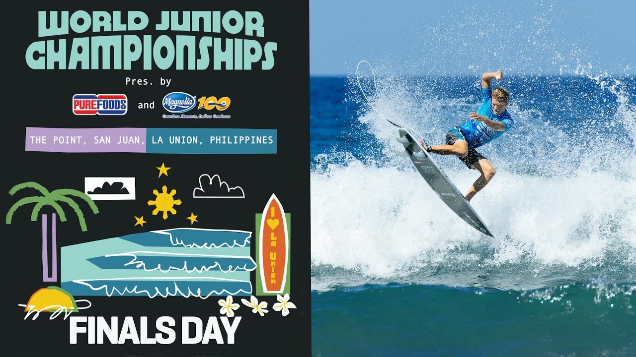 🔴 LIVE - WSL World Junior Championships Philippines presented by Purefoods and Magnolia - Finals Day