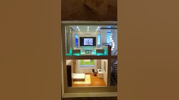 Miniature smart home with Larnitech automation