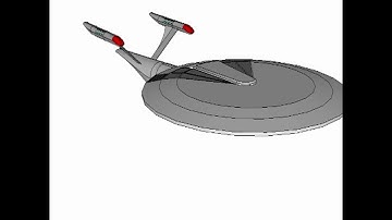 SketchUp Tutorial, " How to " build a Star Trek starship ( Federation ) Part 3