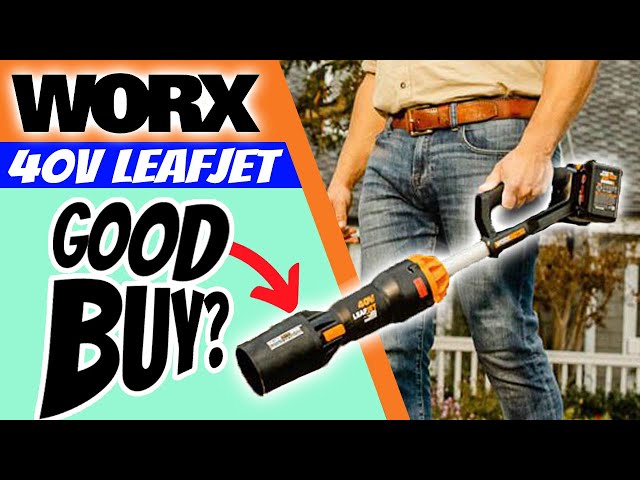 Unbelievable Lightness] Worx Nitro 40v Leafjet Blower - Review - YouTube