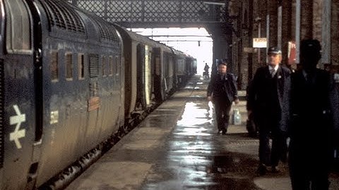 Simulated Memories - London Kings Cross Station 1978 with ECML Motorail Sleeper from Edinburgh