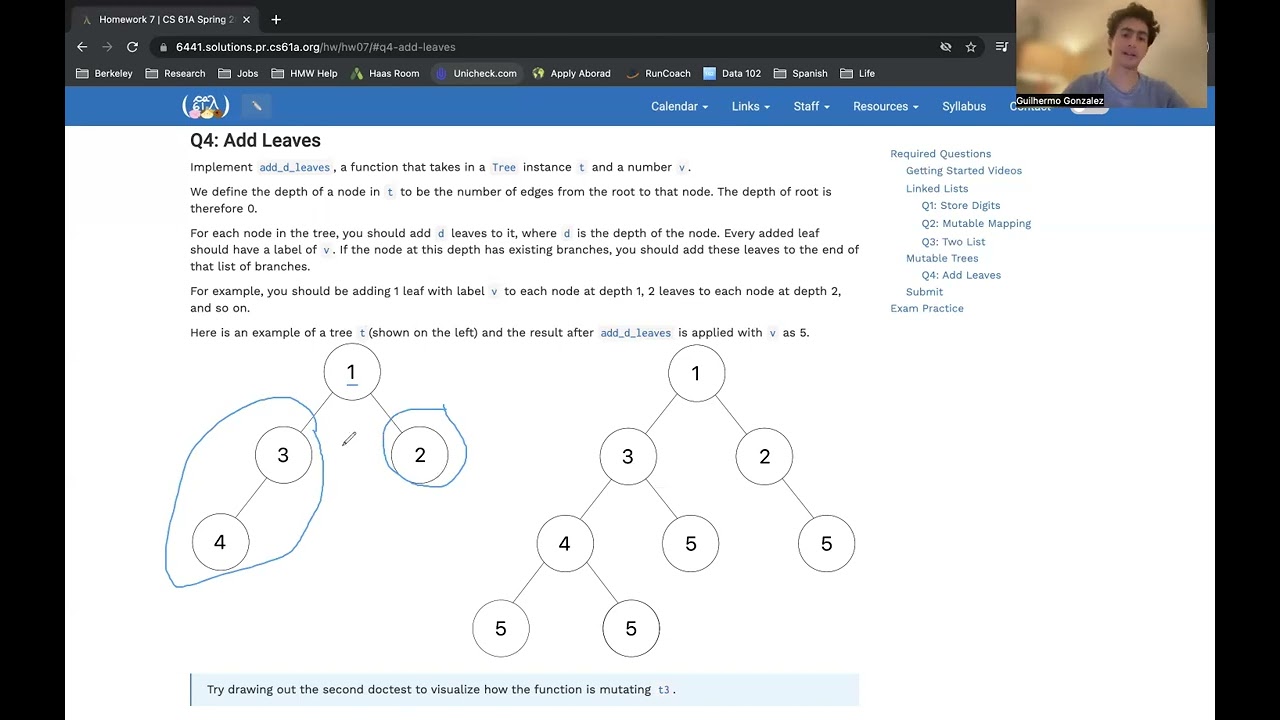 Recursive Tree Traversal with Depth Tracking