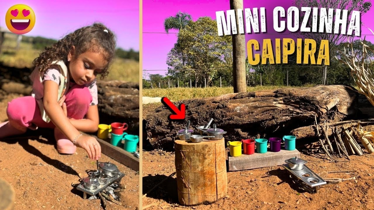 Готовим еду на природе в настоящих мини-кастрюлях и сковородках! (шеф-повар мини-фермы)