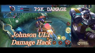 Johnson ULT damage hack | Mage build Johnson | Johnson.exe #mlbb #topglobal #johnson