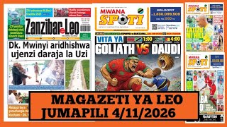 Magazeti ya leo Januari 4/2026 /ijumapili/magazeti ya michezo leo asubuhi/jumapili/simba