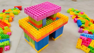 Satisfying DIY House ASMR/building blocks/block game/lego building blocks #asmr#buildingblocks#lego