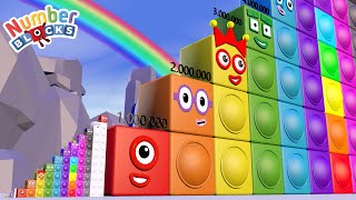 Looking for Numberblocks Puzzle Step Squad 1 to 11,000,000 MILLION to 11000,000,000 MILLION BIGGEST!