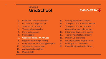 Bitwig Grid School 07 - Oscillator Basics and Fm/Am/etc.