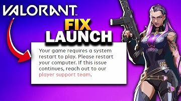 Hoe je het probleem "Je spel vereist een herstart van het systeem om te spelen" in Valorant (2025...