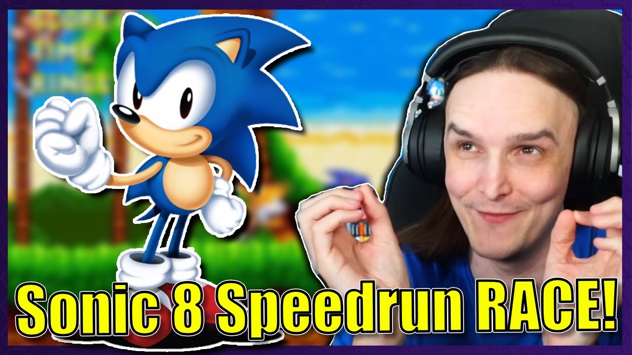 8 games in 1 speedrun! The Sonic 8 NMG race vs Huds601 (Race 11 of 12)