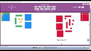 Simplifying Expressions with Algebra Tiles