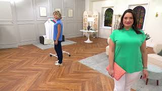 Susan Graver Modern Essentials Mock Neck Top on QVC