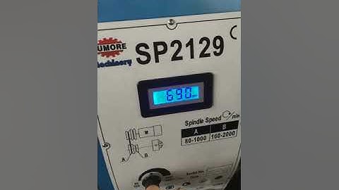 SP2129-II FC300V variable speed mini bench manual lathe machine for metal SUMORE