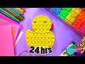 24 hrs haciendo Fidget Toys caseros (reto) - Supermanualidades