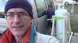 Hooking Up A 100LB Propane Tank to Your Travel Trailer 