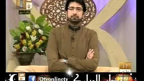 Sajid Qadri Hazir Hen tere Darbar Me Hum humd Ary Qtv Naimat e Iftar 6th Ramadan 2012