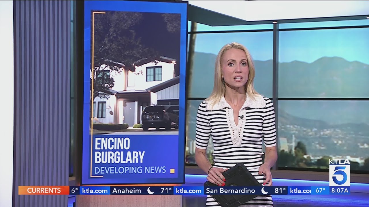 Encino woman comes home to find burglars inside her home - YouTube