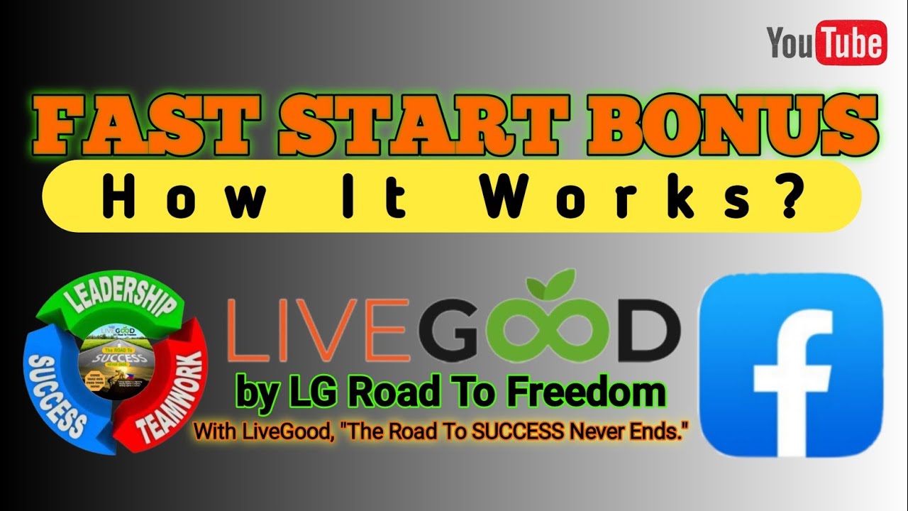 FAST START BONUS How It Works? | LiveGood