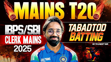 Mains T20 Reasoning Questions for SBI Clerk Mains & IBPS Clerk Mains 2025 | By Puneet Sir