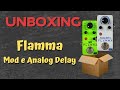 Unboxing Flamma Mod e Analog Delay (No Talking)