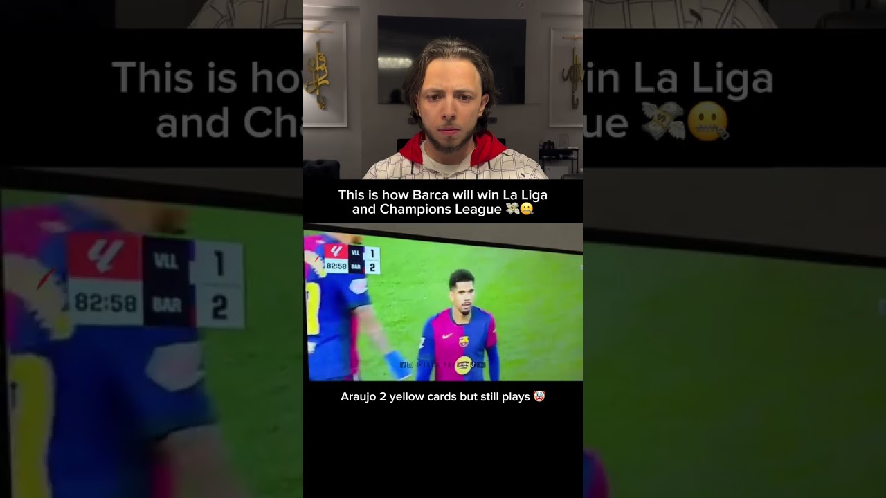 Araujo 2 yellow cards but still plays  