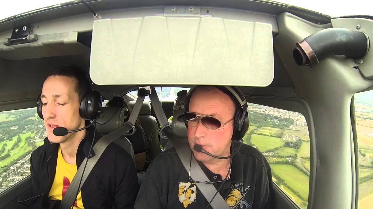 Flight over Dublin City