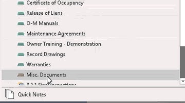 ProjectNote ®  2014: Adding and Modifying a File Folder