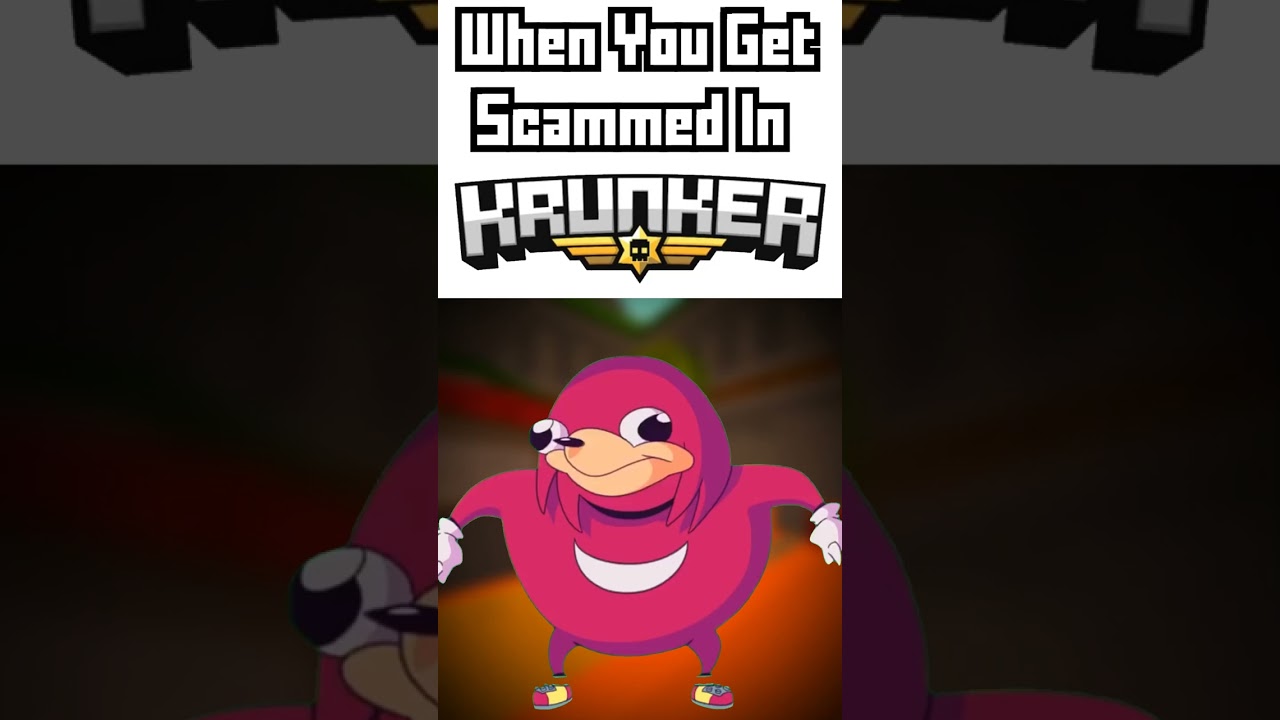 When You Get Scammed In Krunker... 
