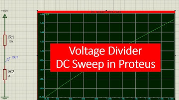 voltage divider circuit in proteus tutorial