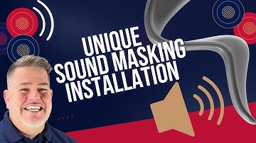 Sound Masking System - Unique Installation