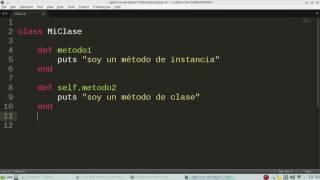 Curso de ruby - 19 - Métodos de instancia y métodos de clase
