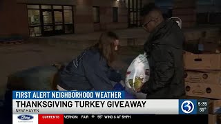 8th Annual Thanksgiving Turkey Giveaway held in New Haven