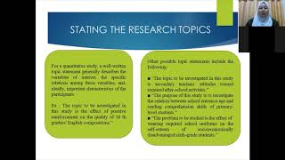 Group 2 - Identifying Research Topic and Formulating Research Problem - Methodology Research