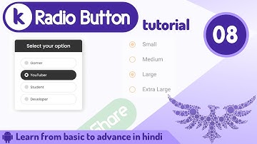 Kodular Radio Button Component Design and Block tutorial |Kodular tutorial | Tutorial no.8