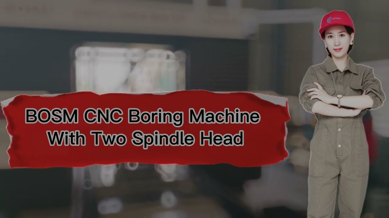 BOSM CNC Boring Machine With Two Spindle Head