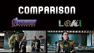 Loki Escapes with the Tesseract - Scenes Comparison