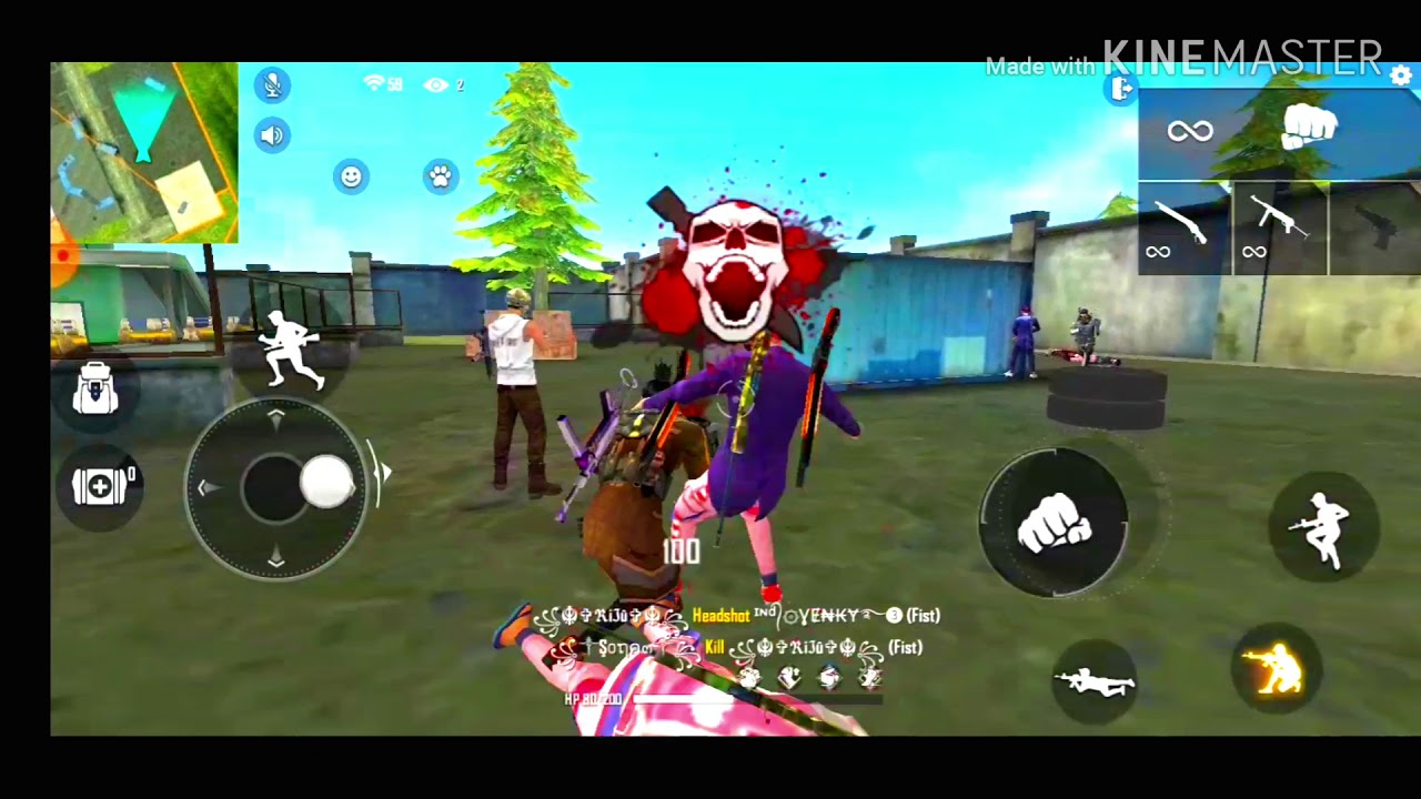 Training  ground  punch fighting with unknown  player/Sonam Gamer