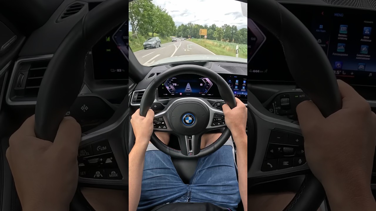 BMW i4 M50 | First Acceleration with 544PS | To Much E-Power?!?!