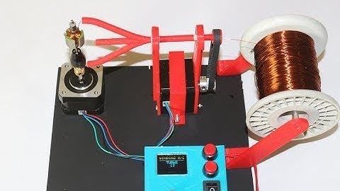 DIY Arduino based Automatic Motor Winding Machine