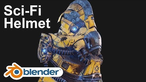Sci-Fi Helmet - Blender 2.8 Eevee