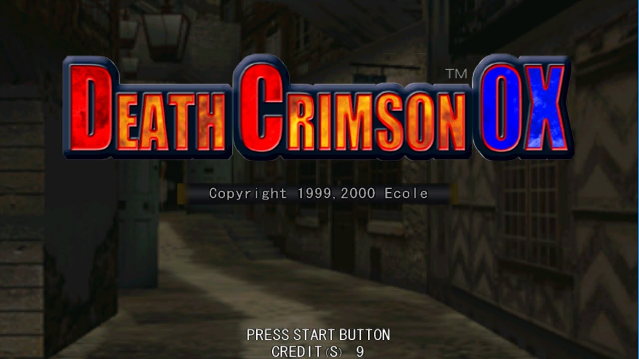 Death Crimson OX Arcade Rail Shooter Similar to House of The Dead YouTube