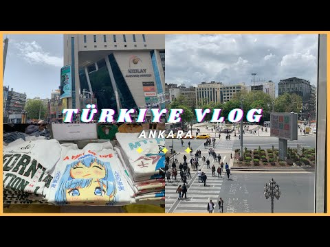 土耳其Vlog｜ep 10  開齋節假期。安卡拉在地人重溫高中補習街Kızılay紅新月廣場